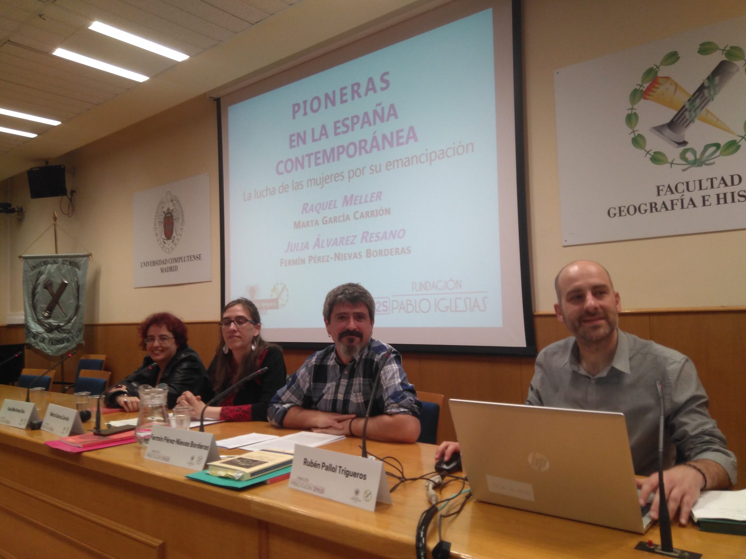 Marta Garcia Carrion Y Fermin Perez Nievas Participan En Pioneras Fundacion Pablo Iglesias